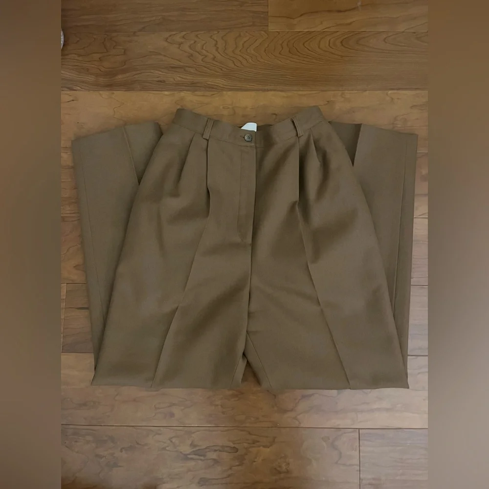 Harvé Bernard PETITE Brown Trousers - Picture 2 of 4